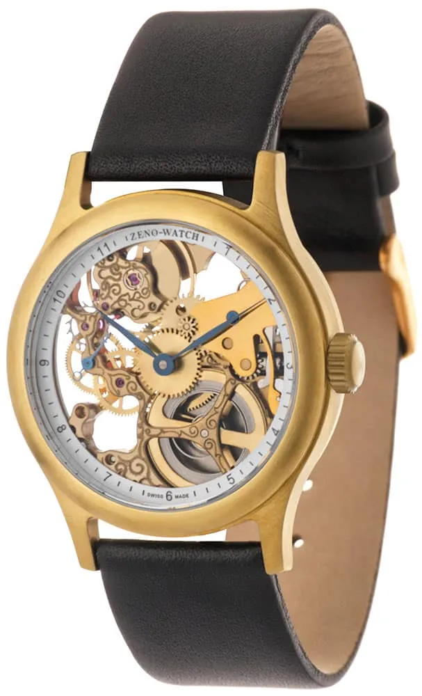 Zeno-Watch Basel Medium Size Pilot Winder Skeleton 9 Limited Edition montre squelette