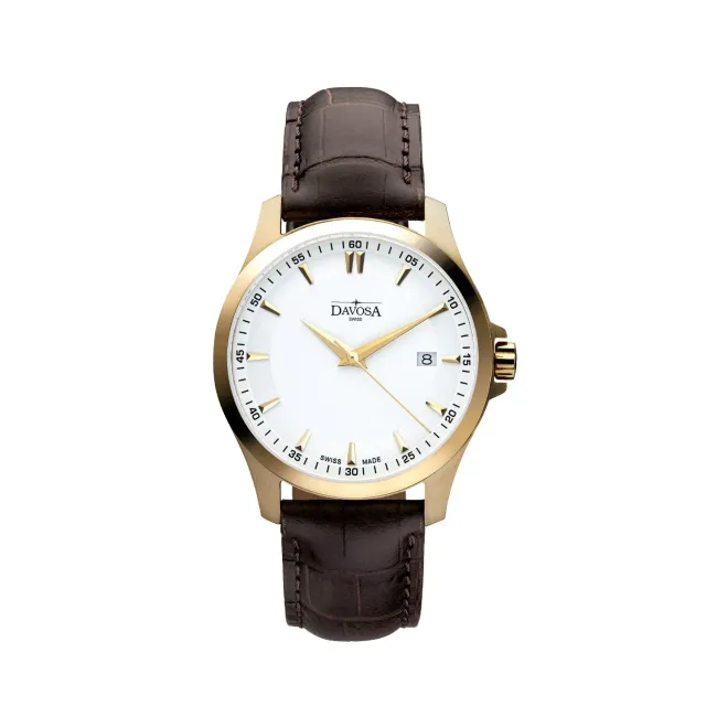 Davosa Classic montre quartz homme 39 mm verre saphir