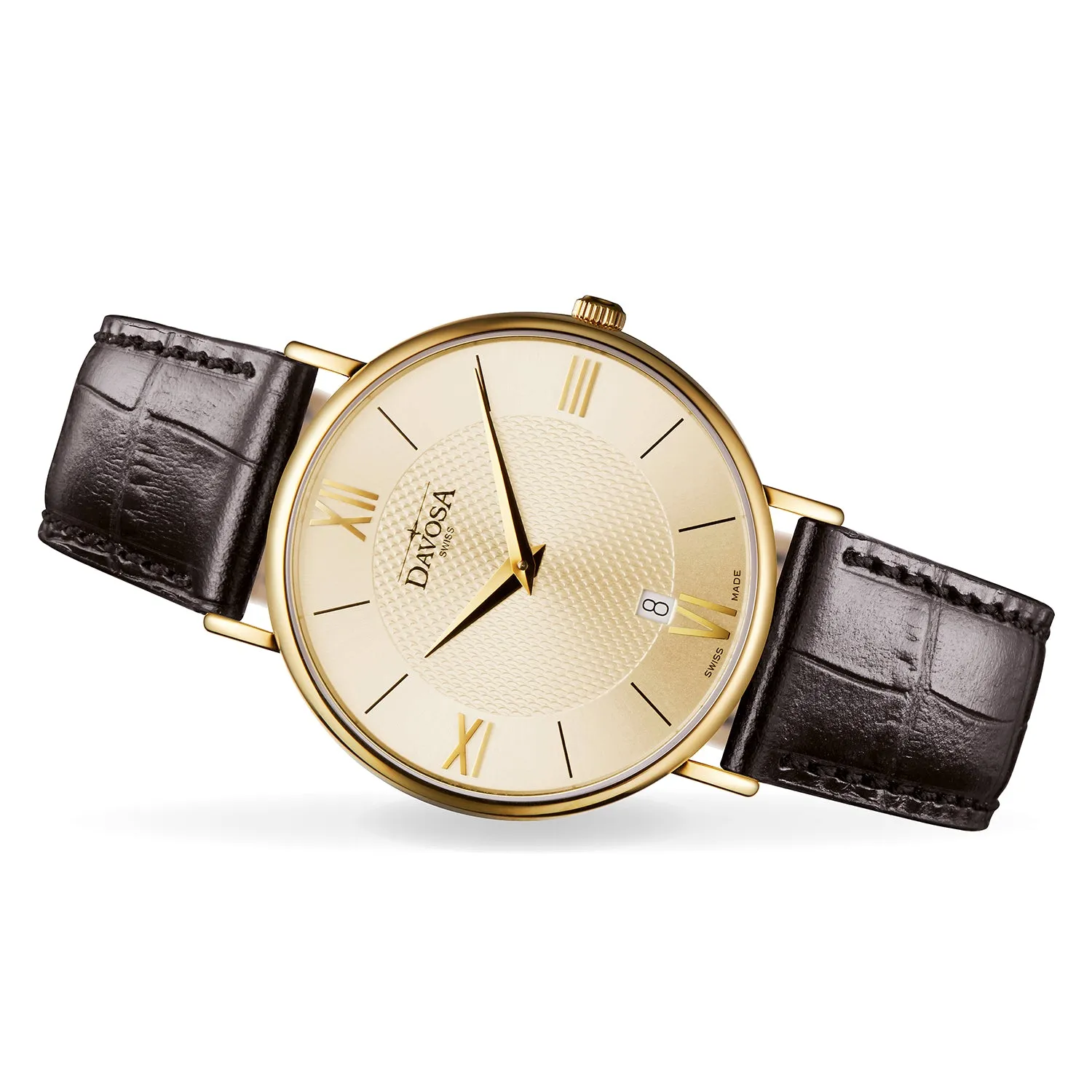 Davosa Pianos II Gents montre homme quartz cadran épuré