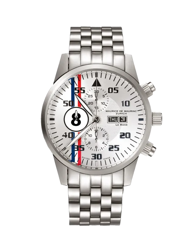Maurice de Mauriac Chrono Modern Le Mans Lucky Number montre automatique