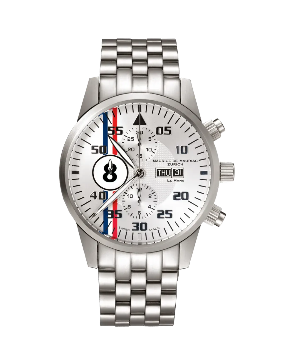 Maurice de Mauriac Chrono Modern Le Mans Lucky Number montre automatique