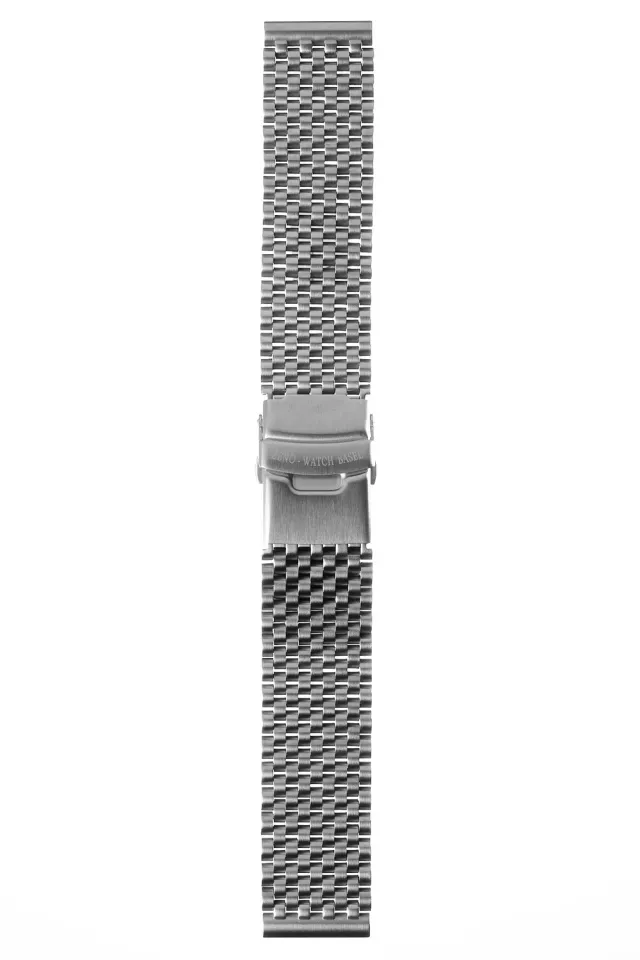 Zeno-Watch Basel Steel 9-link Strap bracelet acier