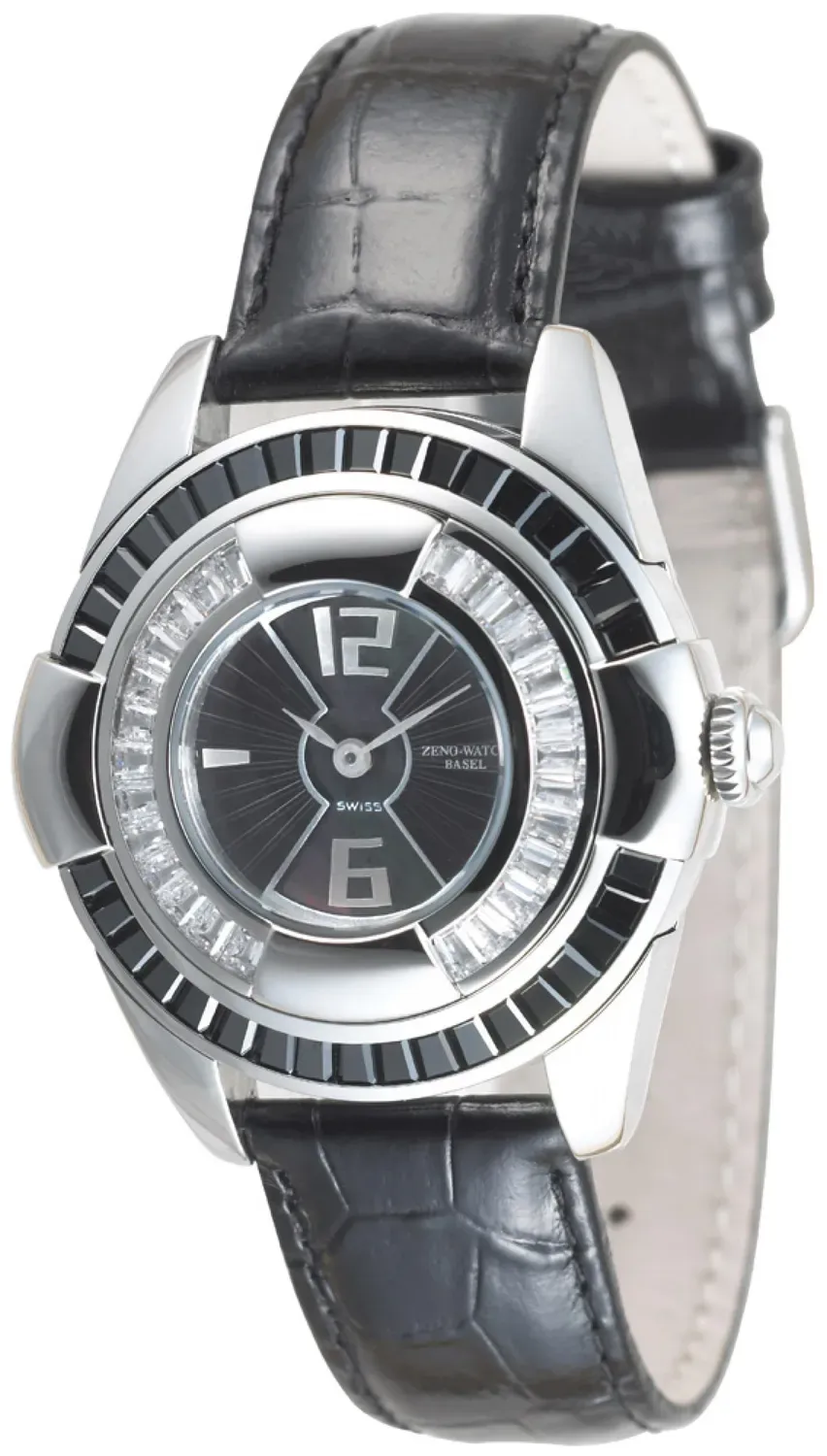 Zeno-Watch Basel Lady La Quartz montre femme cristaux