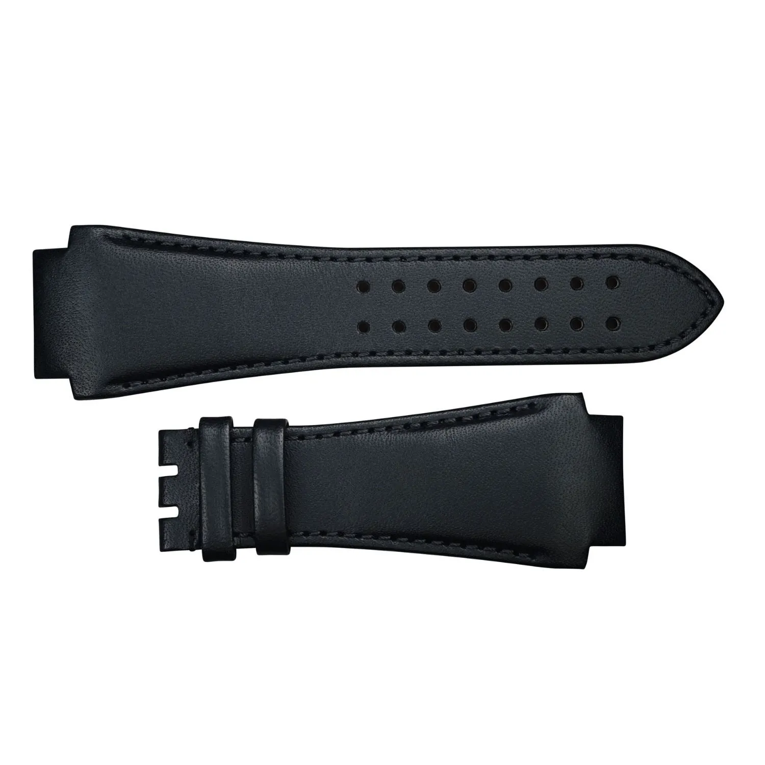 Davosa Titanium bracelet cuir noir 24 mm