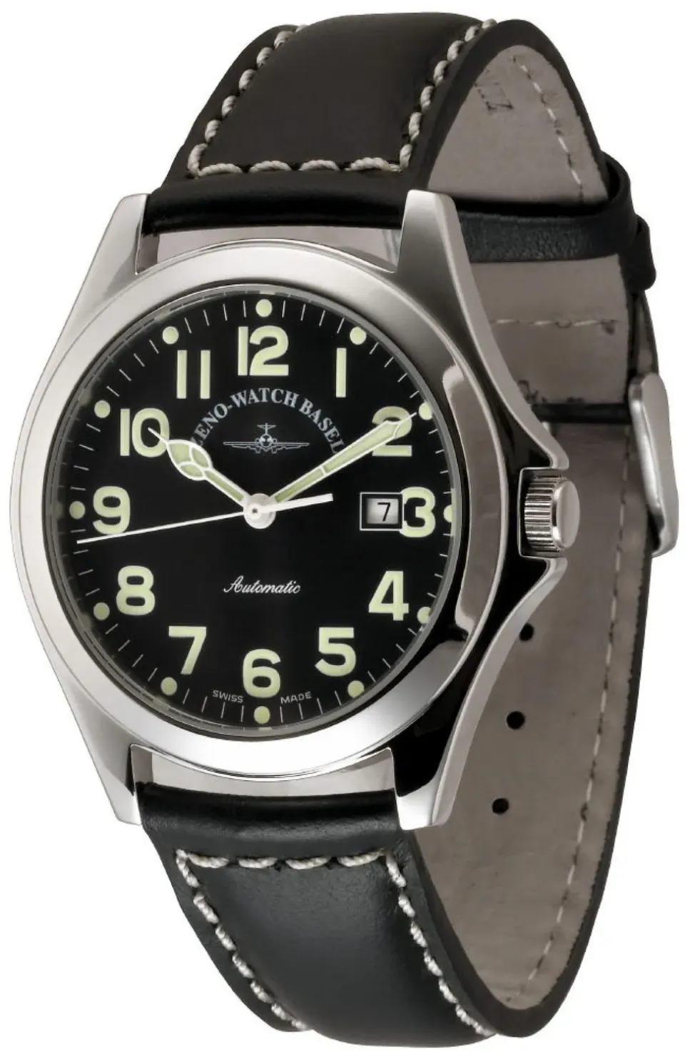 Zeno-Watch Basel Ghandi Pilot montre automatique suisse