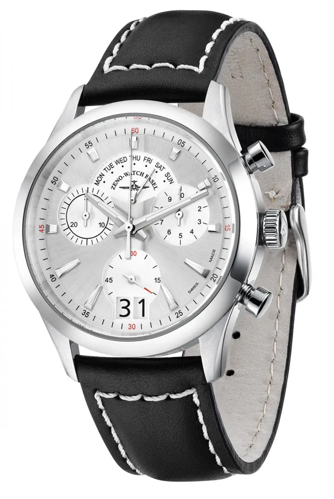 Zeno-Watch Basel Gentleman Chronograph Big Date montre quartz