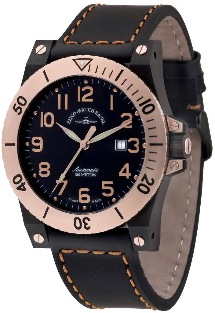 Zeno-Watch Basel Muscle Automatic montre acier limitée