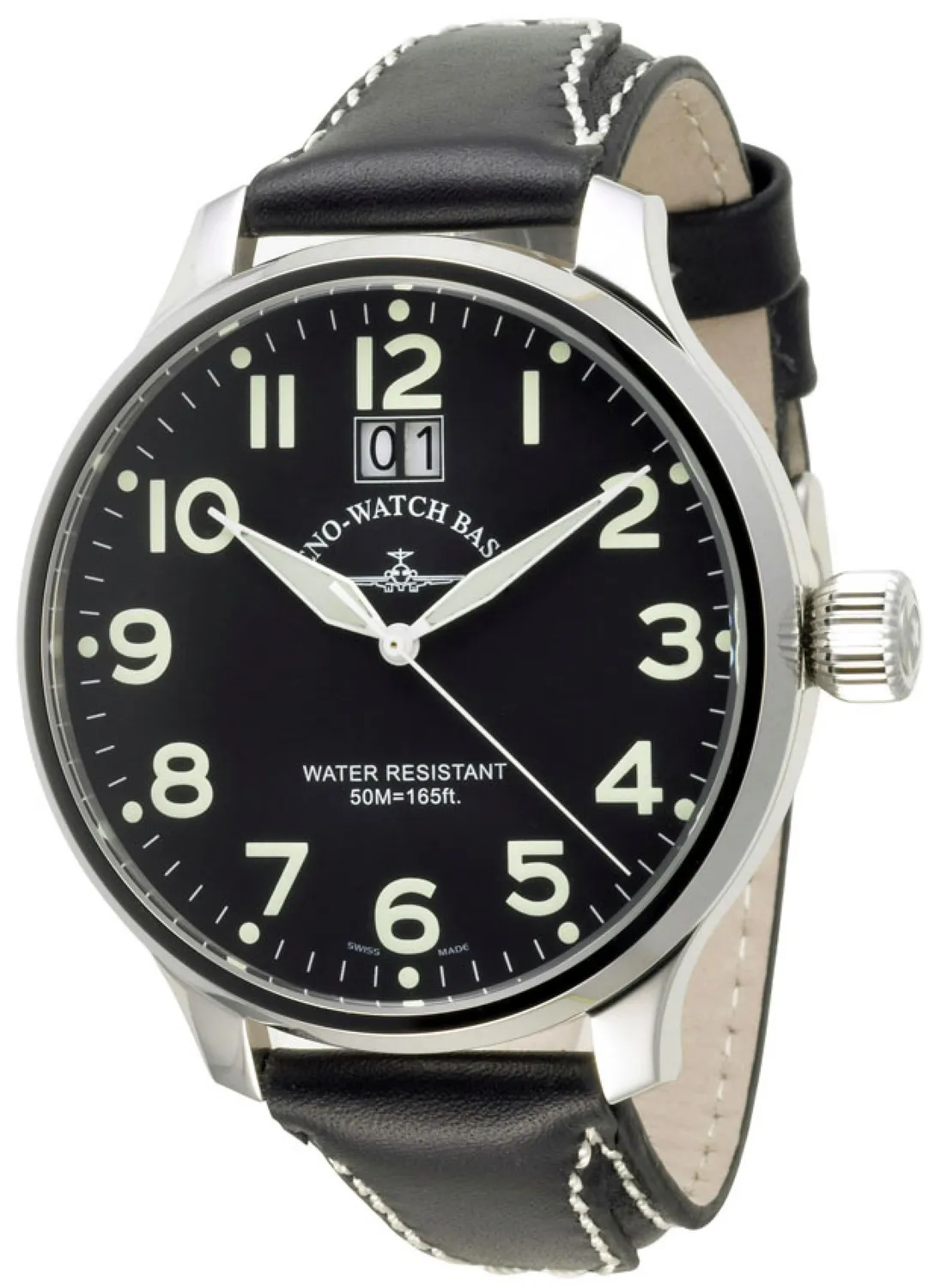 Zeno-Watch Basel Super Oversized montre pilote grande date