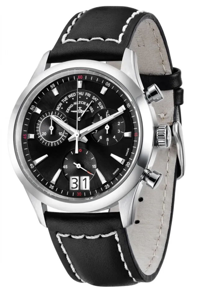Zeno-Watch Basel Gentleman Chronograph Big Date montre quartz