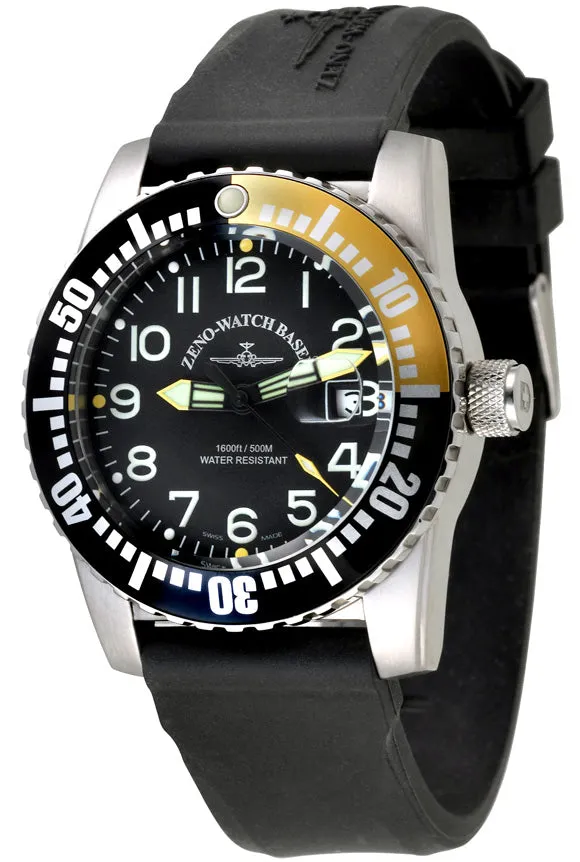 Zeno-Watch Basel Airplane Diver Quartz Numbers montre de plongée