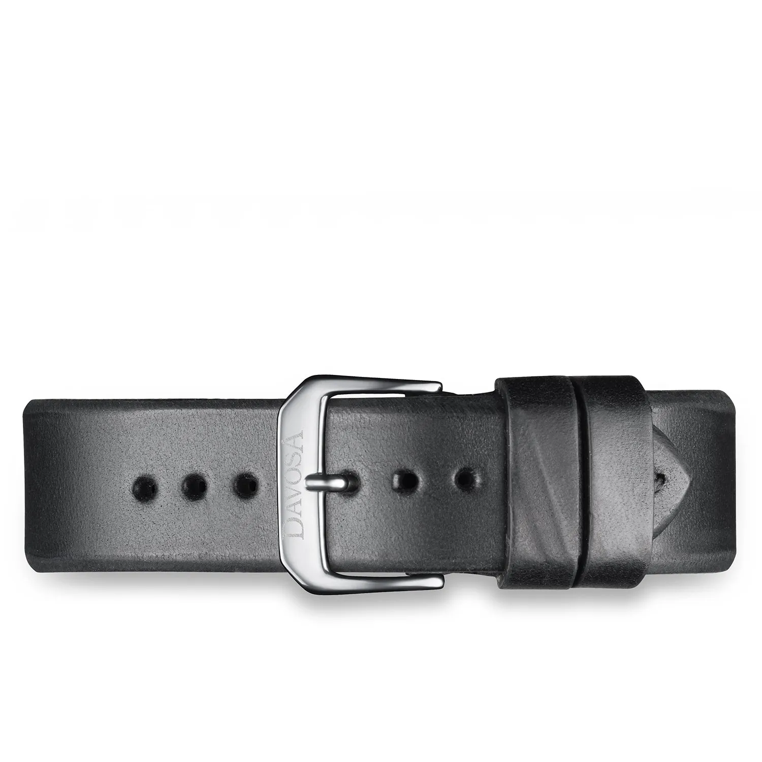 Davosa Bracelet montre cuir vintage surpiqûres