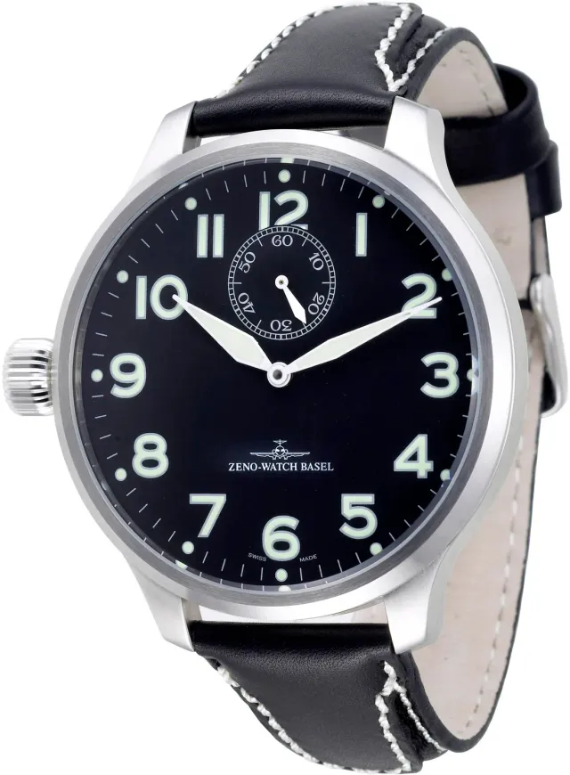 Zeno-Watch Basel SOS Winder Lefthander montre oversize