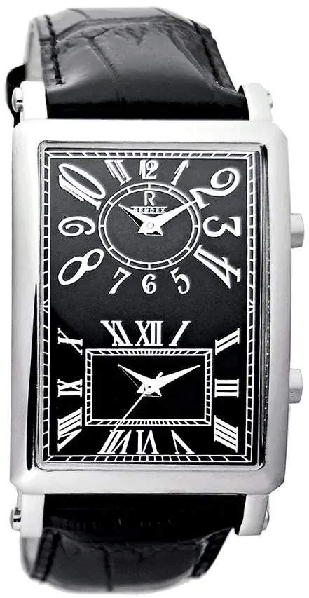 Zeno-Watch Basel Dual Timer Square montre double fuseau