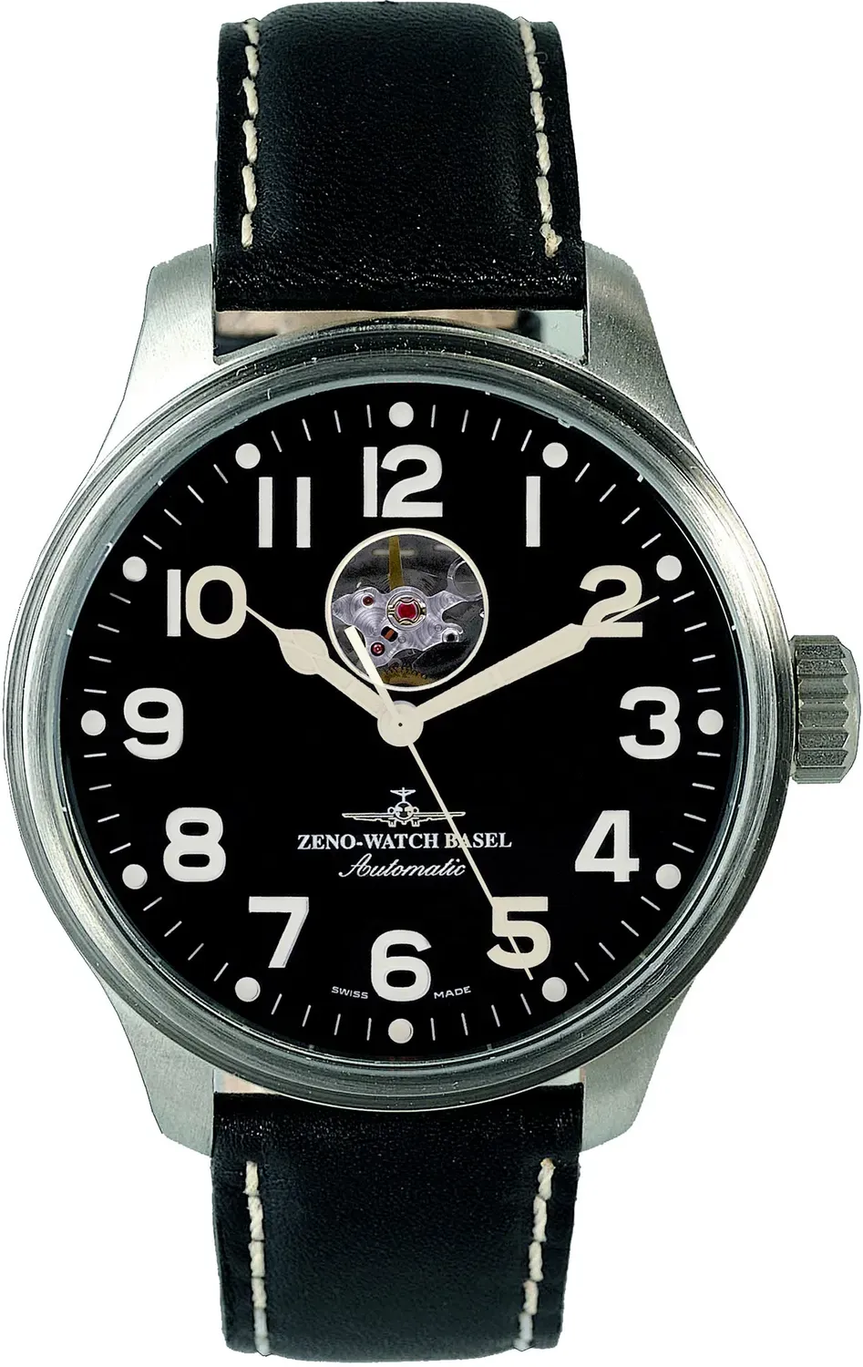 Zeno-Watch Basel OS Pilot Open Heart montre pilote
