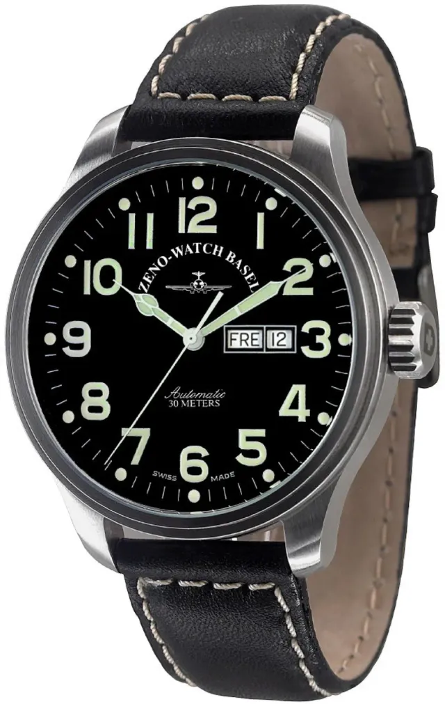 Zeno-Watch Basel OS Pilot Day Date montre automatique