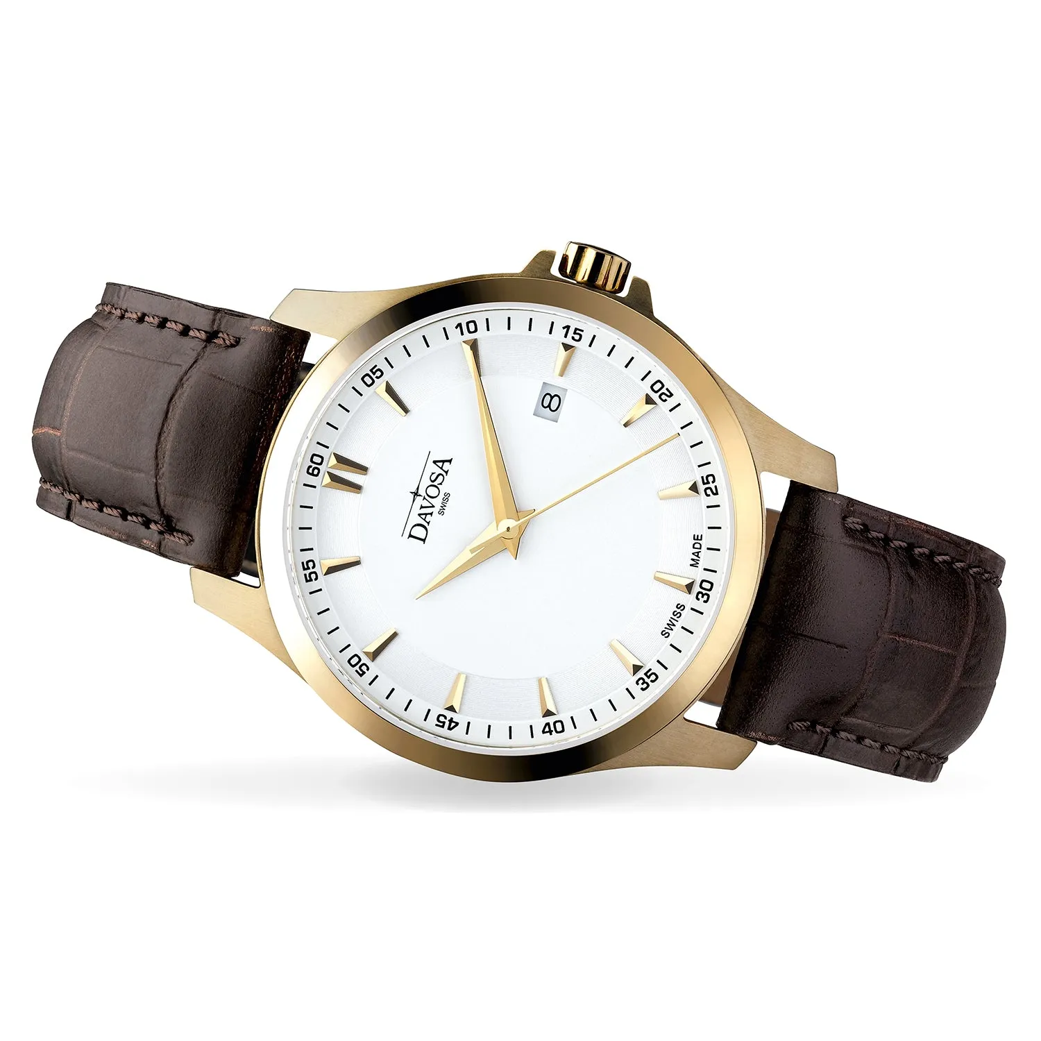 Davosa Classic montre quartz homme 39 mm verre saphir