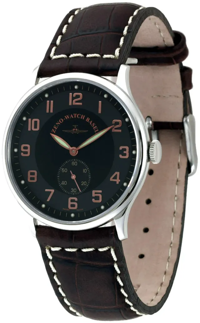 Zeno-Watch Basel Flatline Winder montre mécanique