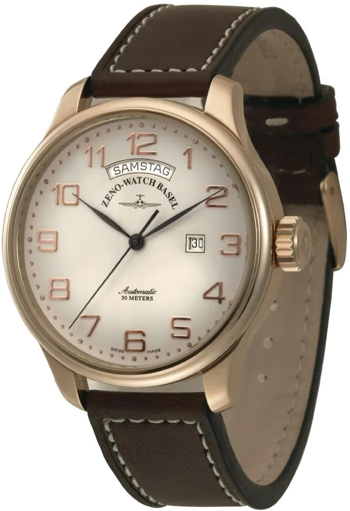 Zeno-Watch Basel OS Retro Big Day montre or rose
