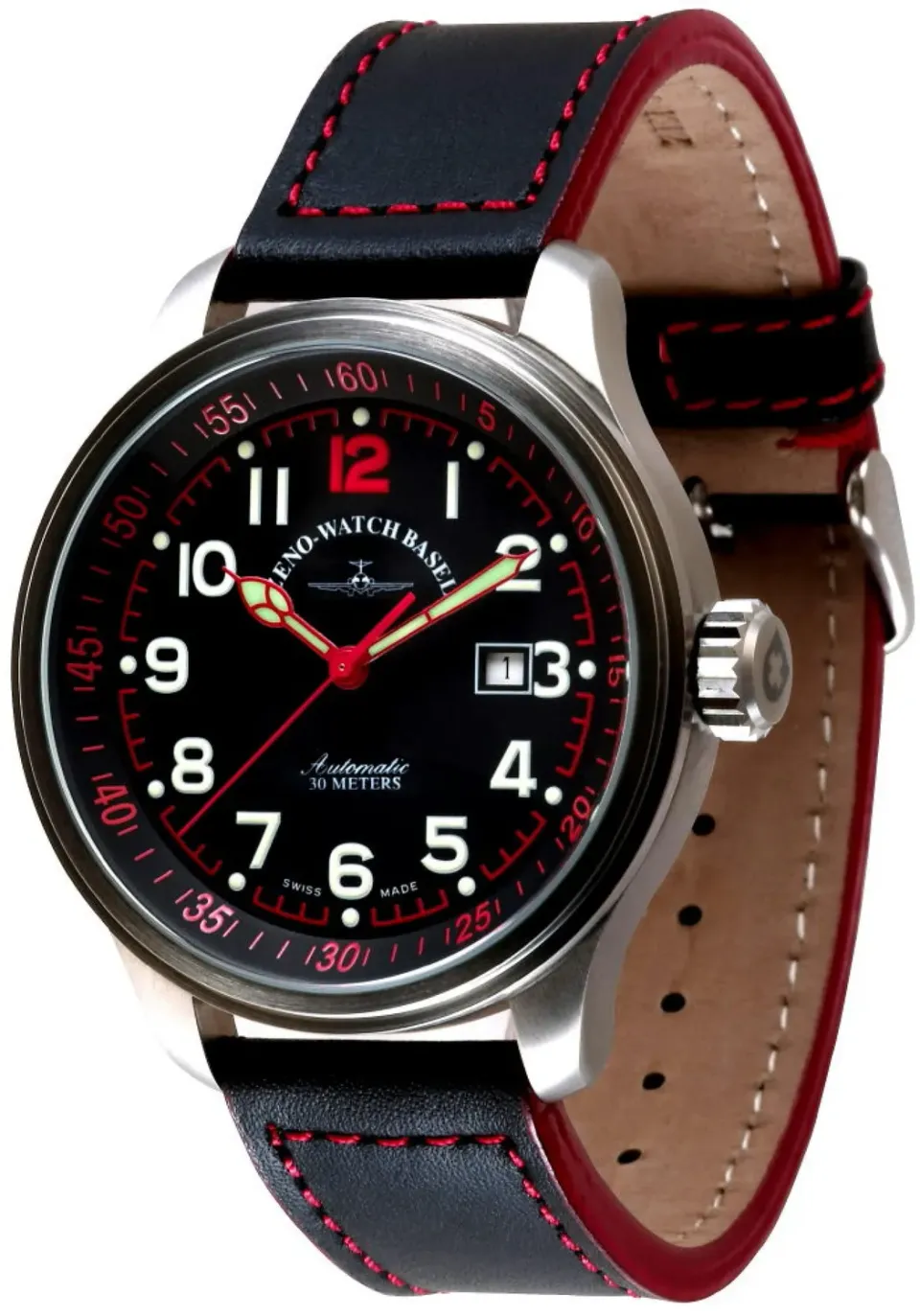 Zeno-Watch Basel Oversized Pilot Minute montre automatique limitée