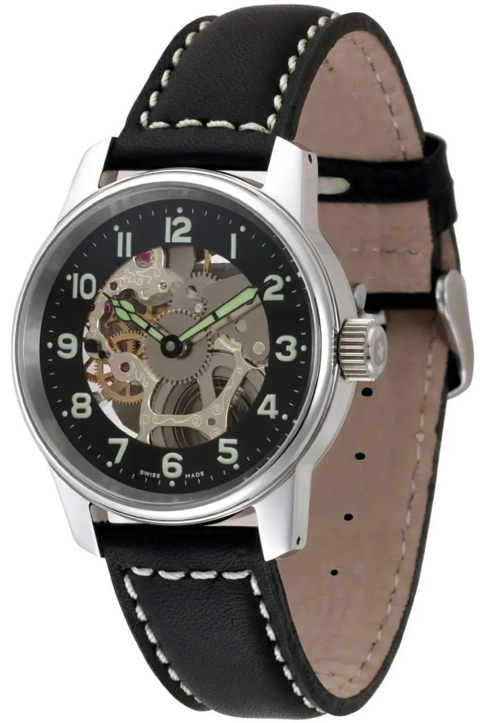 Zeno-Watch Basel Classic Skeleton montre squelette manuelle