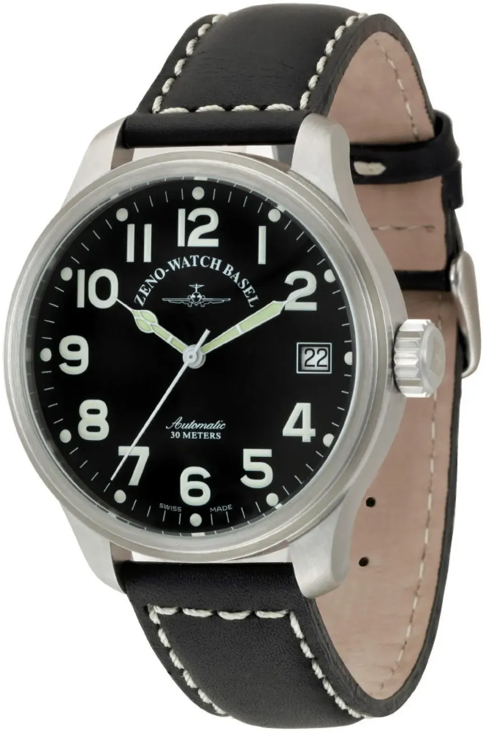Zeno-Watch Basel OS Pilot Valgranges Big Date montre pilote