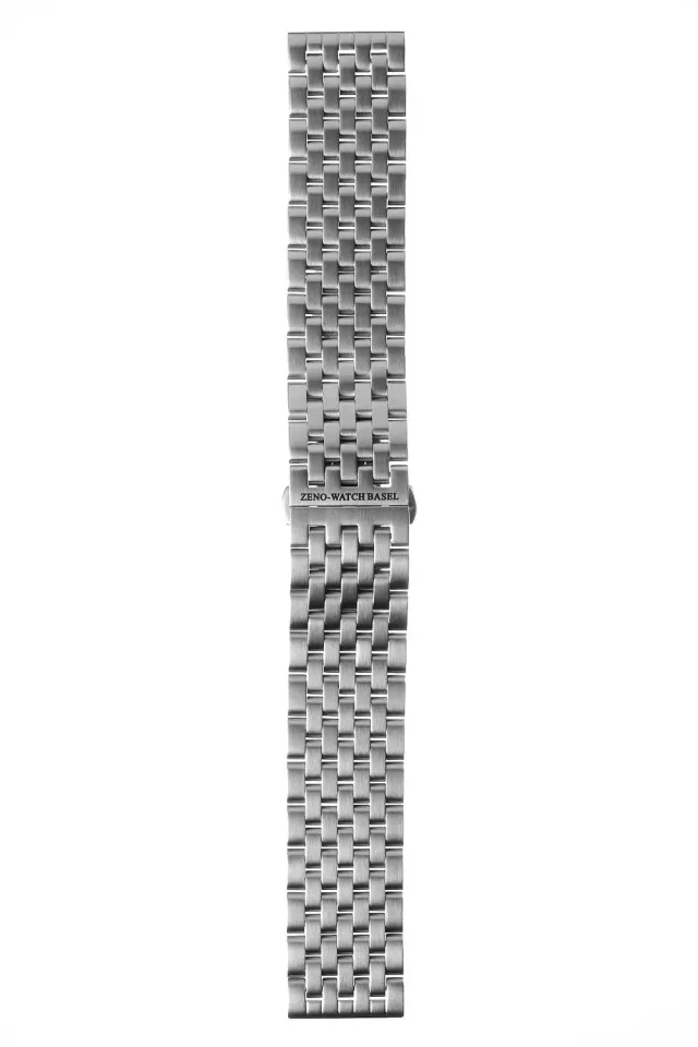 Zeno-Watch Basel Steel 7-Link Strap bracelet acier