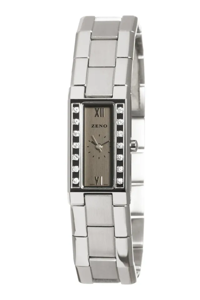 Zeno-Watch Basel Baguette 14 Swarowski Crystals montre