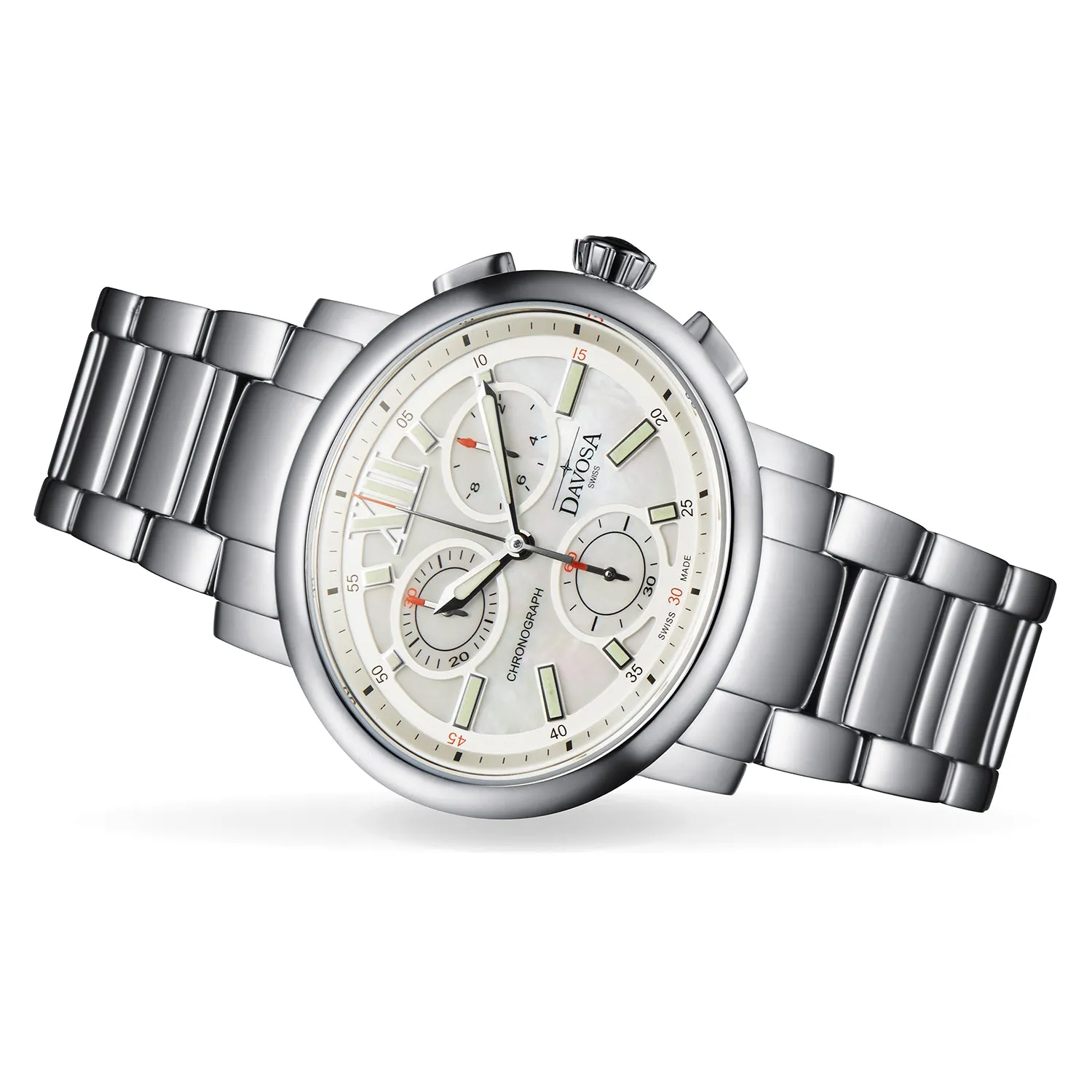 Davosa Oval Edition Montre femme quartz nacre ovale