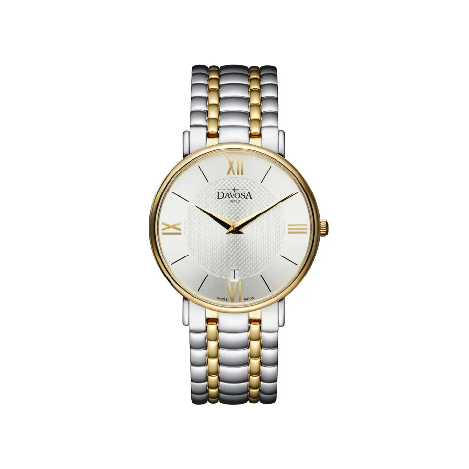 Davosa Pianos II montre homme quartz guillochée