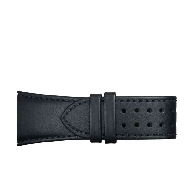 Davosa Titanium bracelet cuir noir 24 mm
