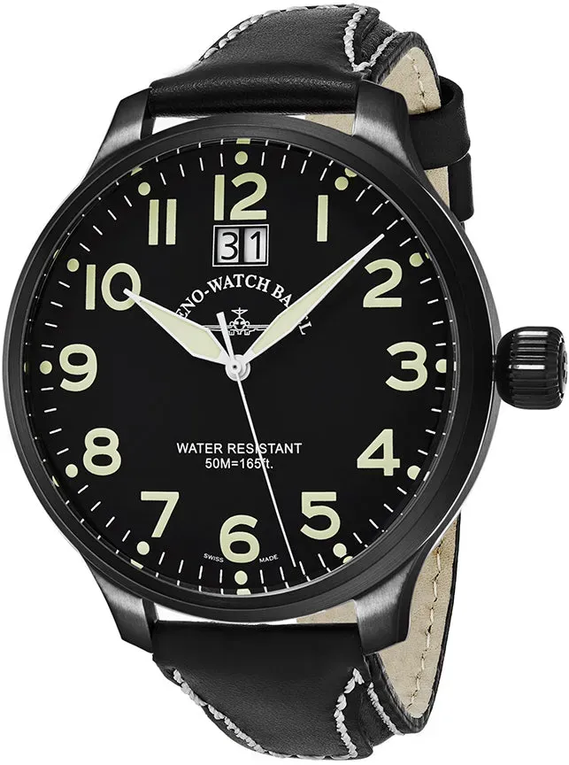 Zeno-Watch Basel Super Oversized montre pilote grande date