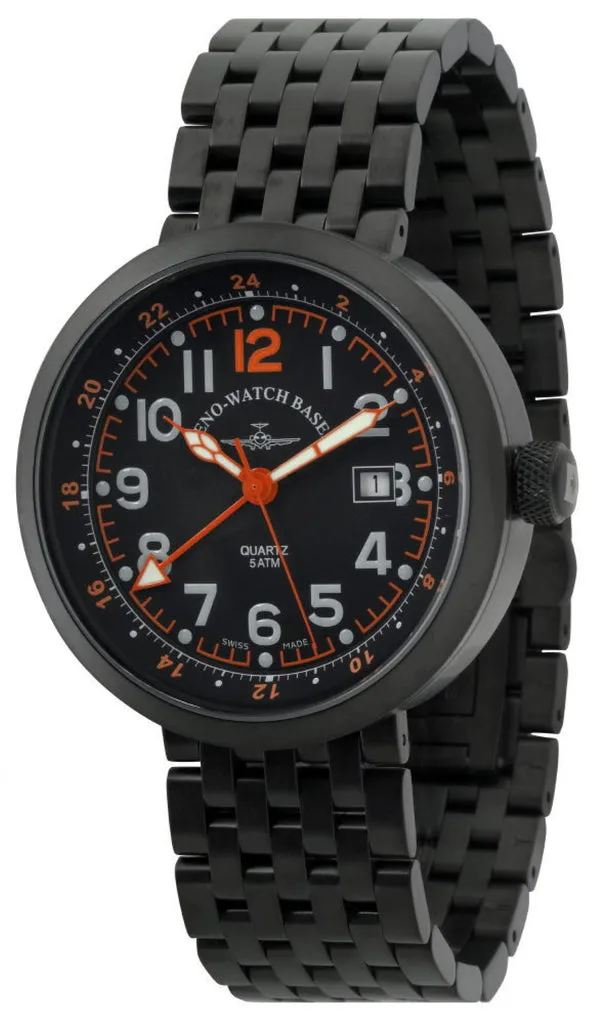 Zeno-Watch Basel Rondo GMT montre double fuseau