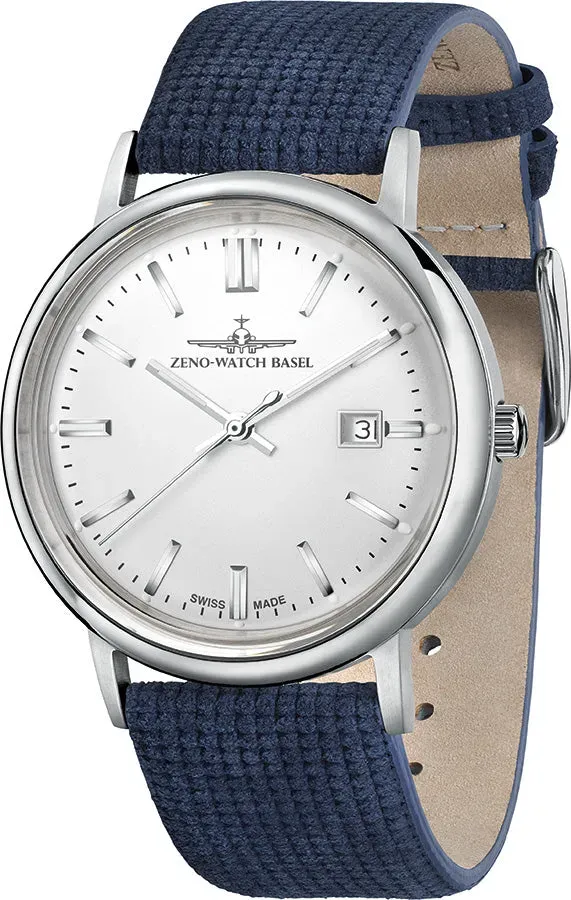 Zeno-Watch Basel Luc Vintageline Quartz montre rétro