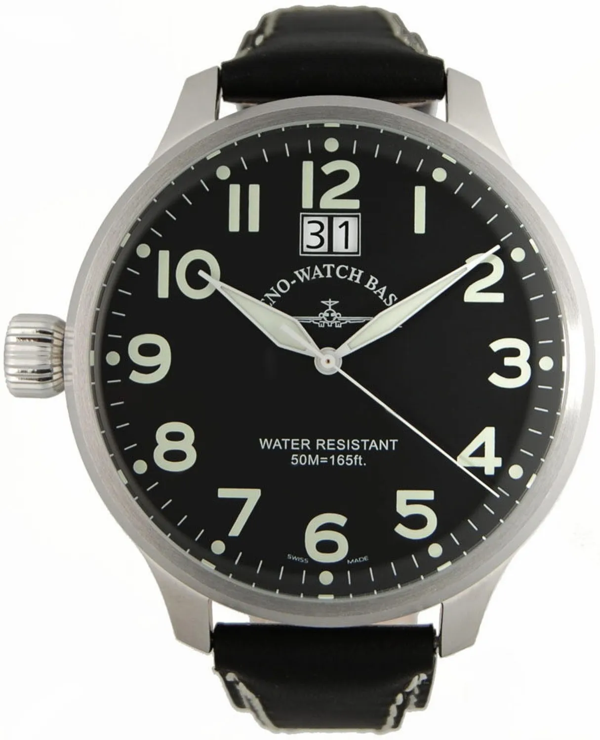 Zeno-Watch Basel Super Oversized montre pilote grande date