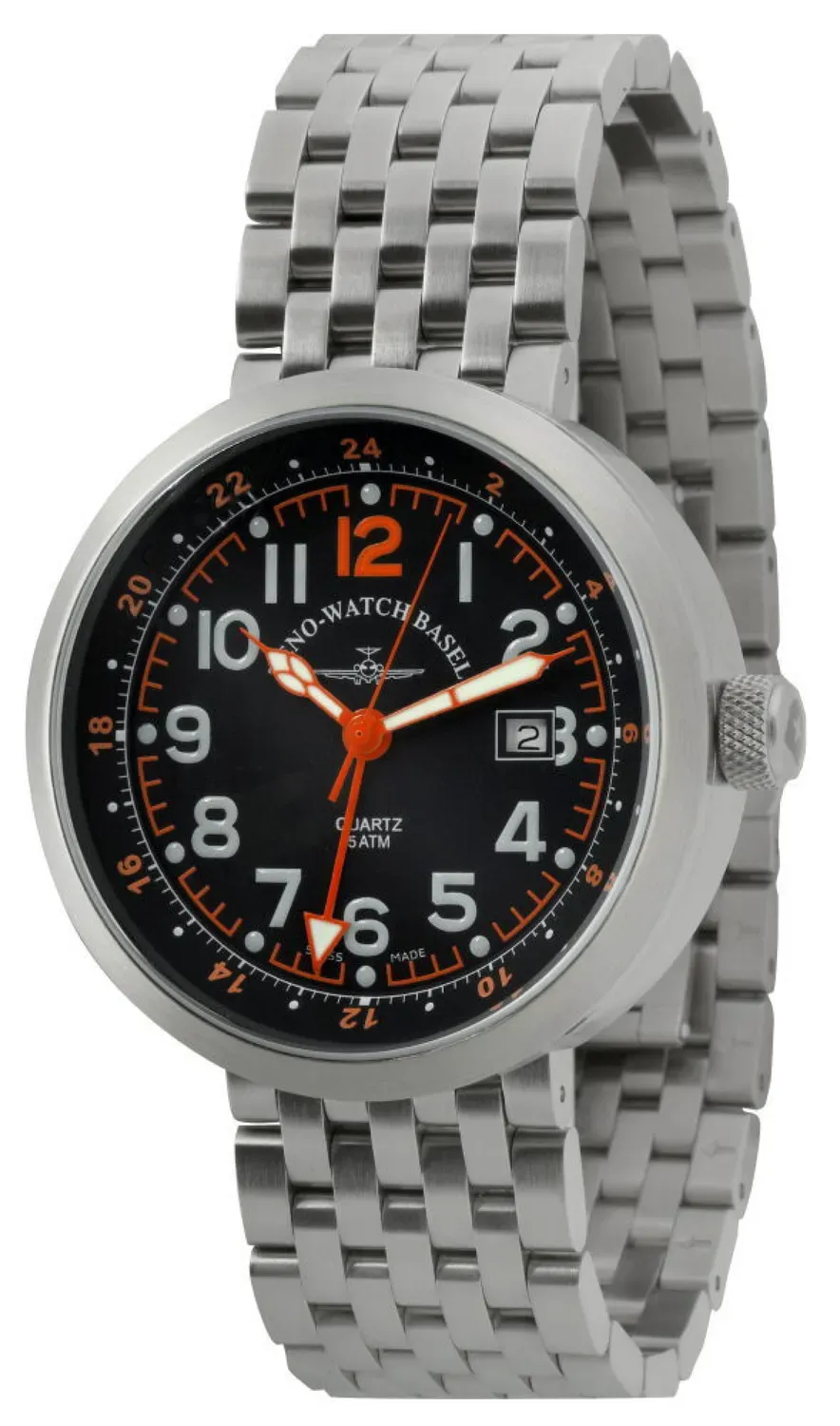 Zeno-Watch Basel Rondo GMT montre double fuseau