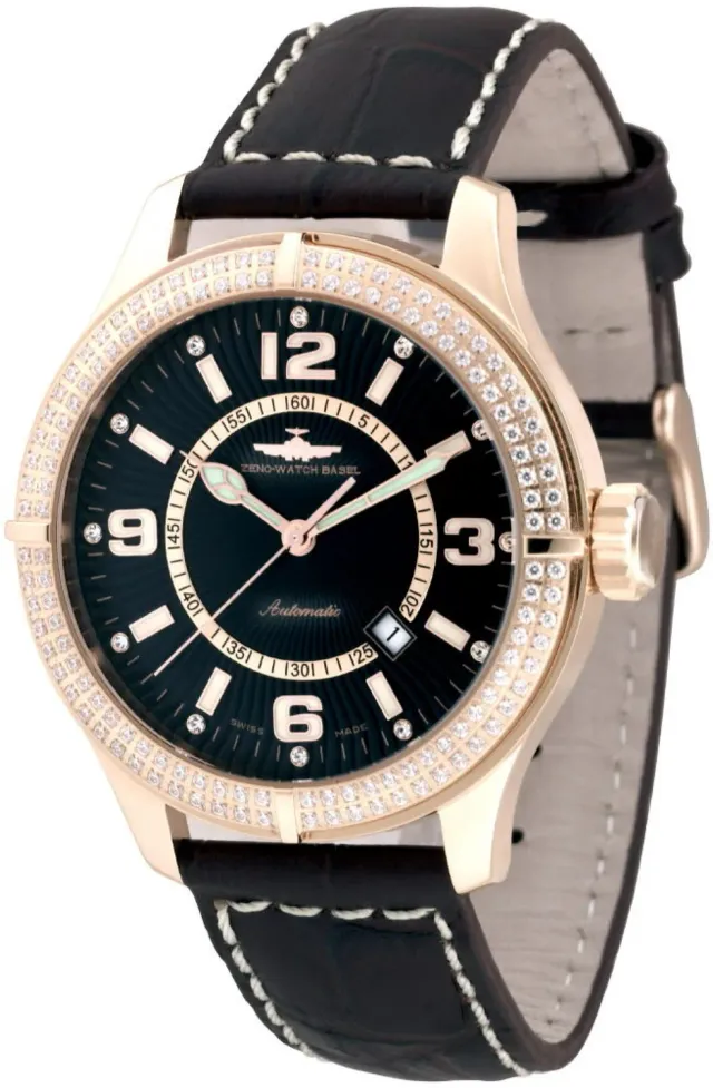 Zeno-Watch Basel OS Retro Automatic Parisienne montre dorée