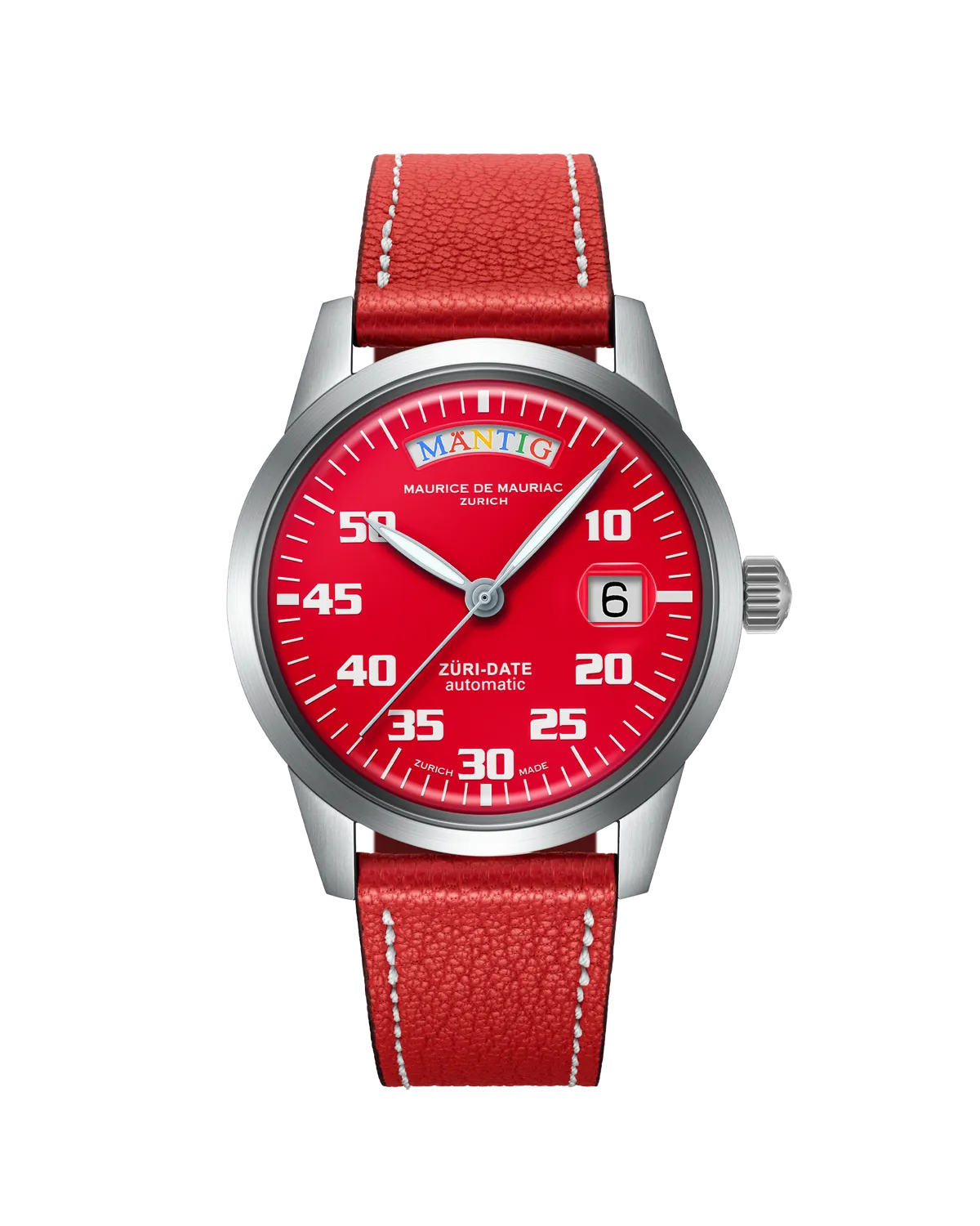 Maurice de Mauriac Automatic Modern Züri Date montre édition limitée