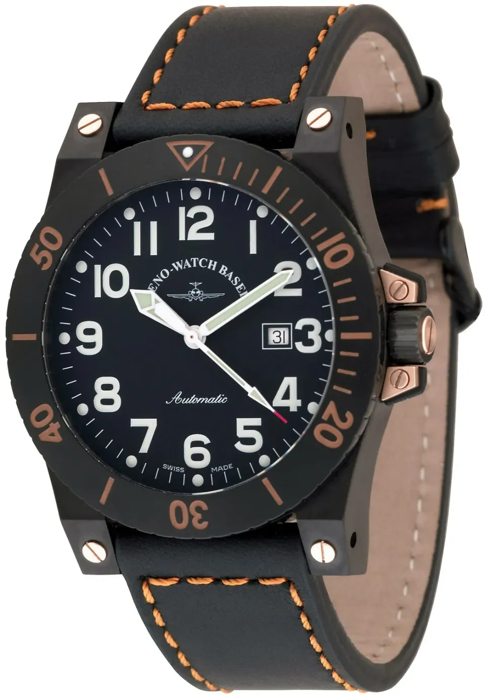 Zeno-Watch Basel Muscle Automatic montre acier limitée