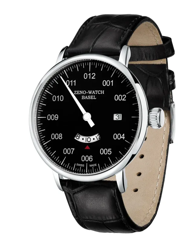 Zeno-Watch Basel Bauhaus Uno montre mono-aiguille 24h