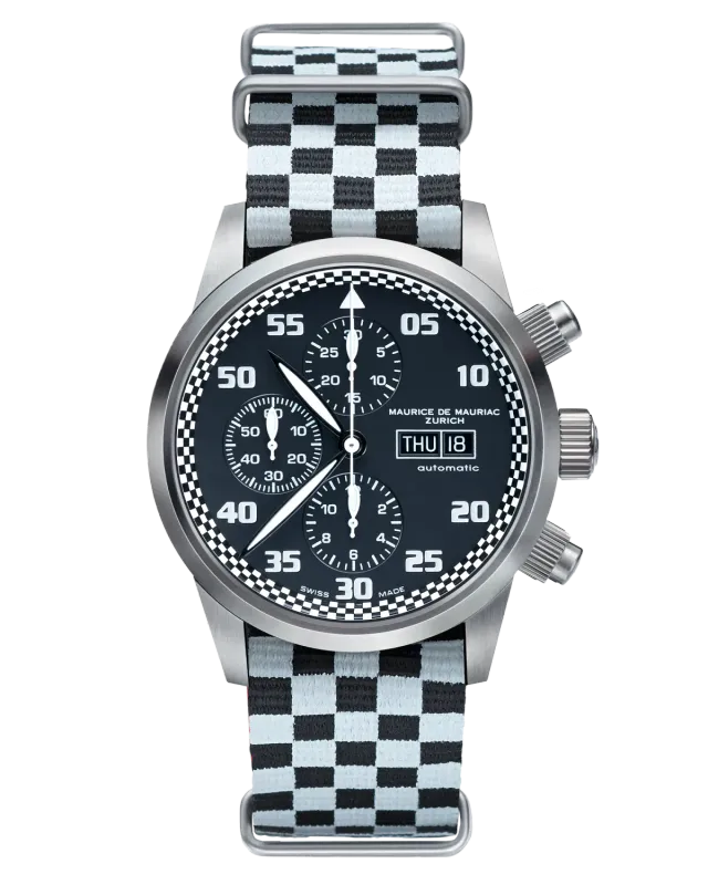 Maurice de Mauriac Chrono Modern Silverstone chronographe