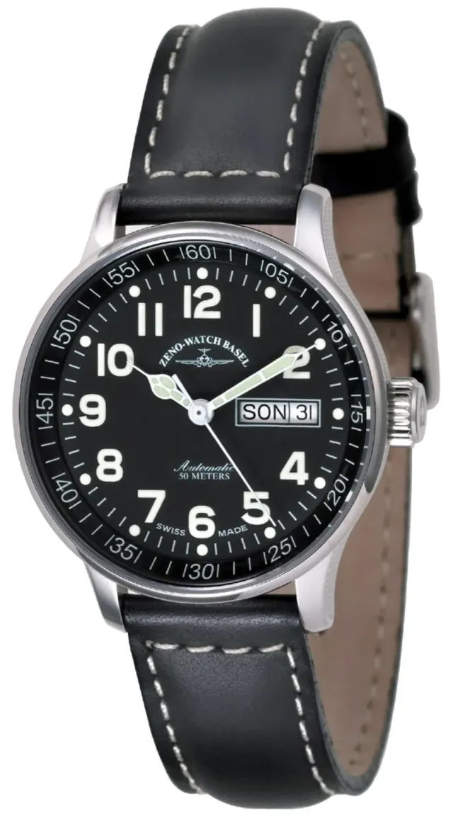Zeno-Watch Basel Medium Size Day Date montre jour date