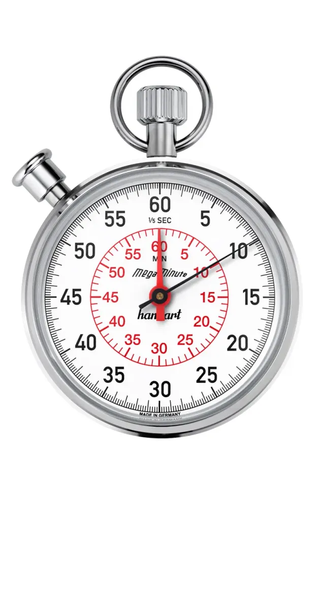 Hanhart Addition Stopper Megaminute Chronomètre 1/5 s