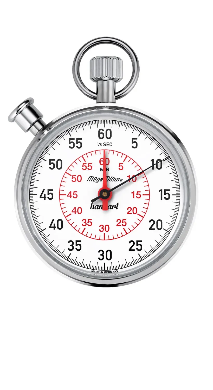 Hanhart Addition Stopper Megaminute Chronomètre 1/5 s
