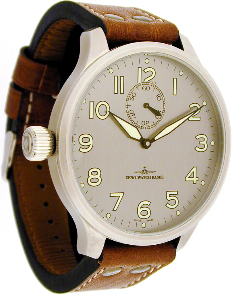 Zeno-Watch Basel SOS Winder Lefthander montre oversize