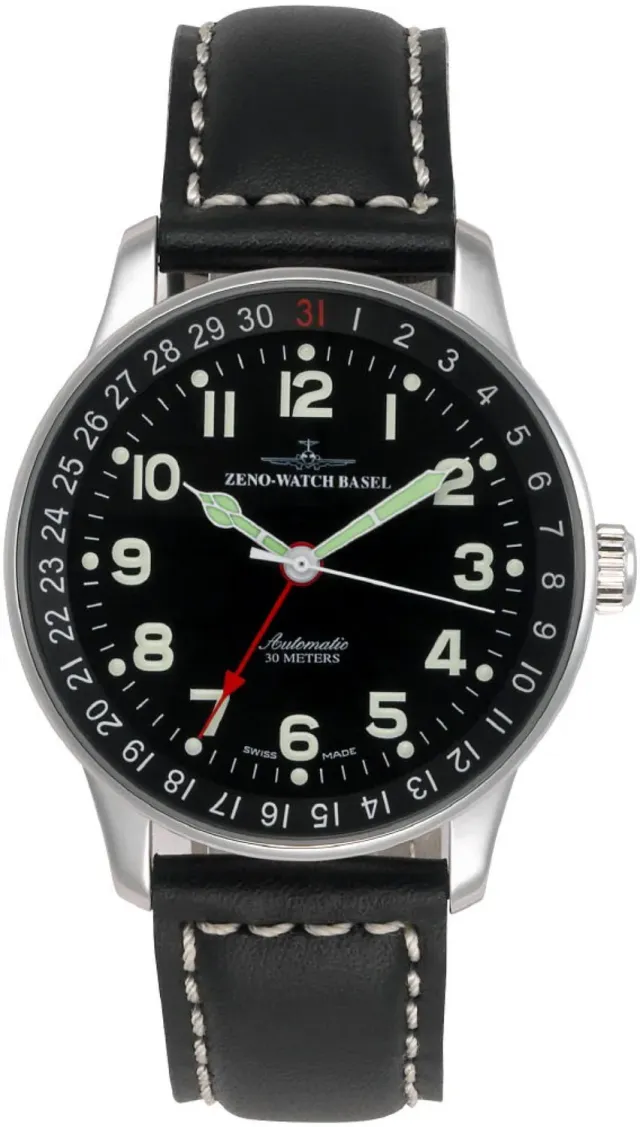 Zeno-Watch Basel X-Large Pilot Pointer Date montre automatique