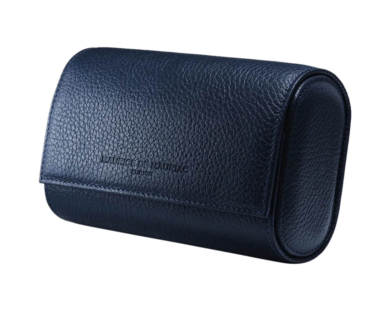 Maurice de Mauriac Oval Leather Travel Case étui voyage