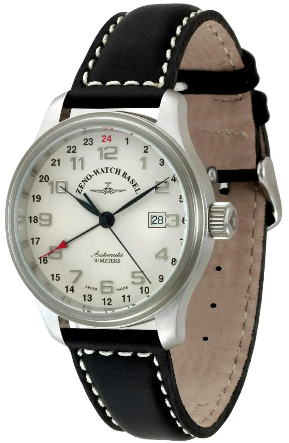 Zeno-Watch Basel New Classic Retro NC Retro GMT Dual Time montre