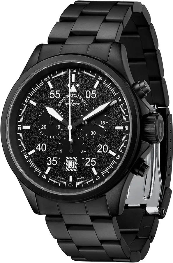 Zeno-Watch Basel Speed Navigator Chronograph Black montre édition limitée