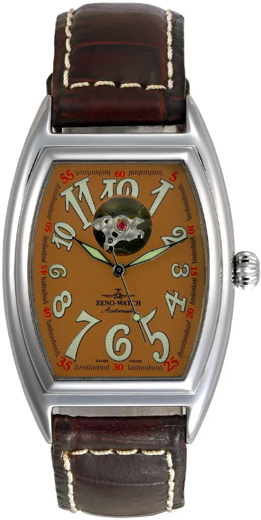 Zeno-Watch Basel Tonneau Retro Open Heart montre cœur ouvert