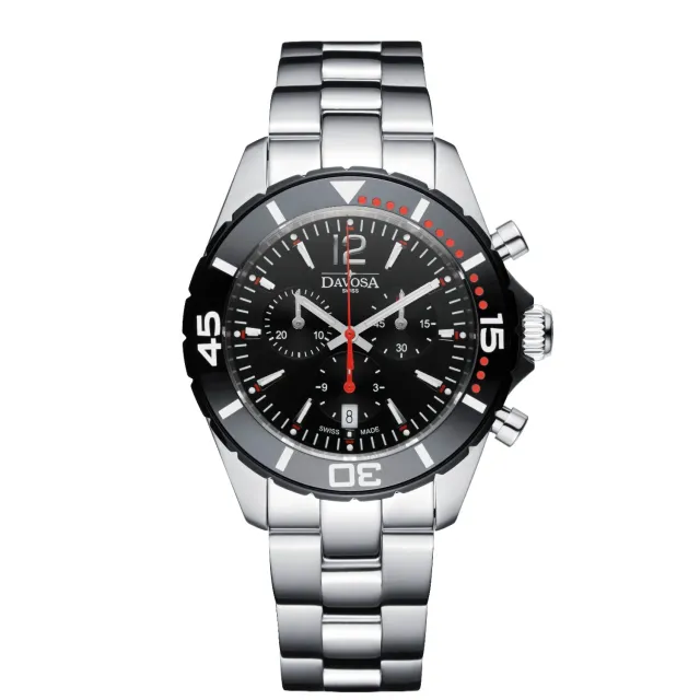Davosa Nautic Star Chronograph montre plongée quartz